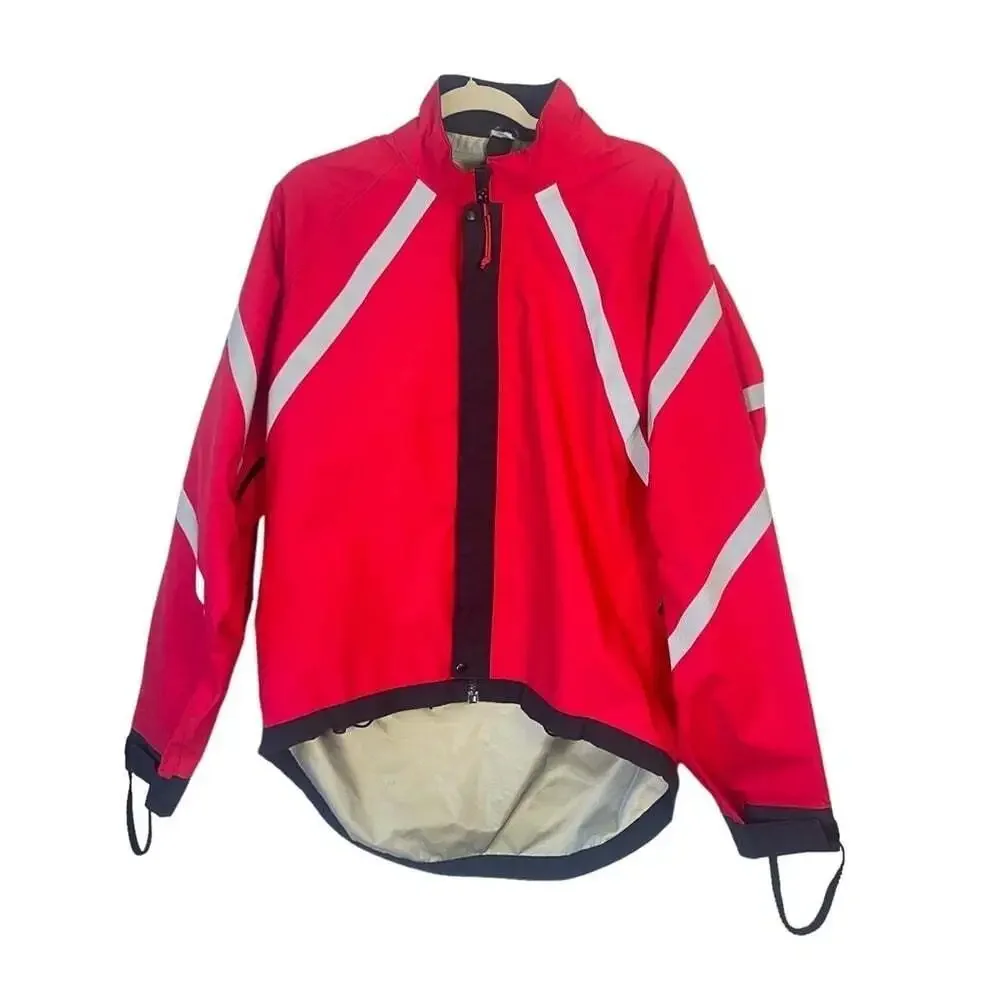 Mountain Equipment Co-op Red Reflective Running Activewear Jacket Men's